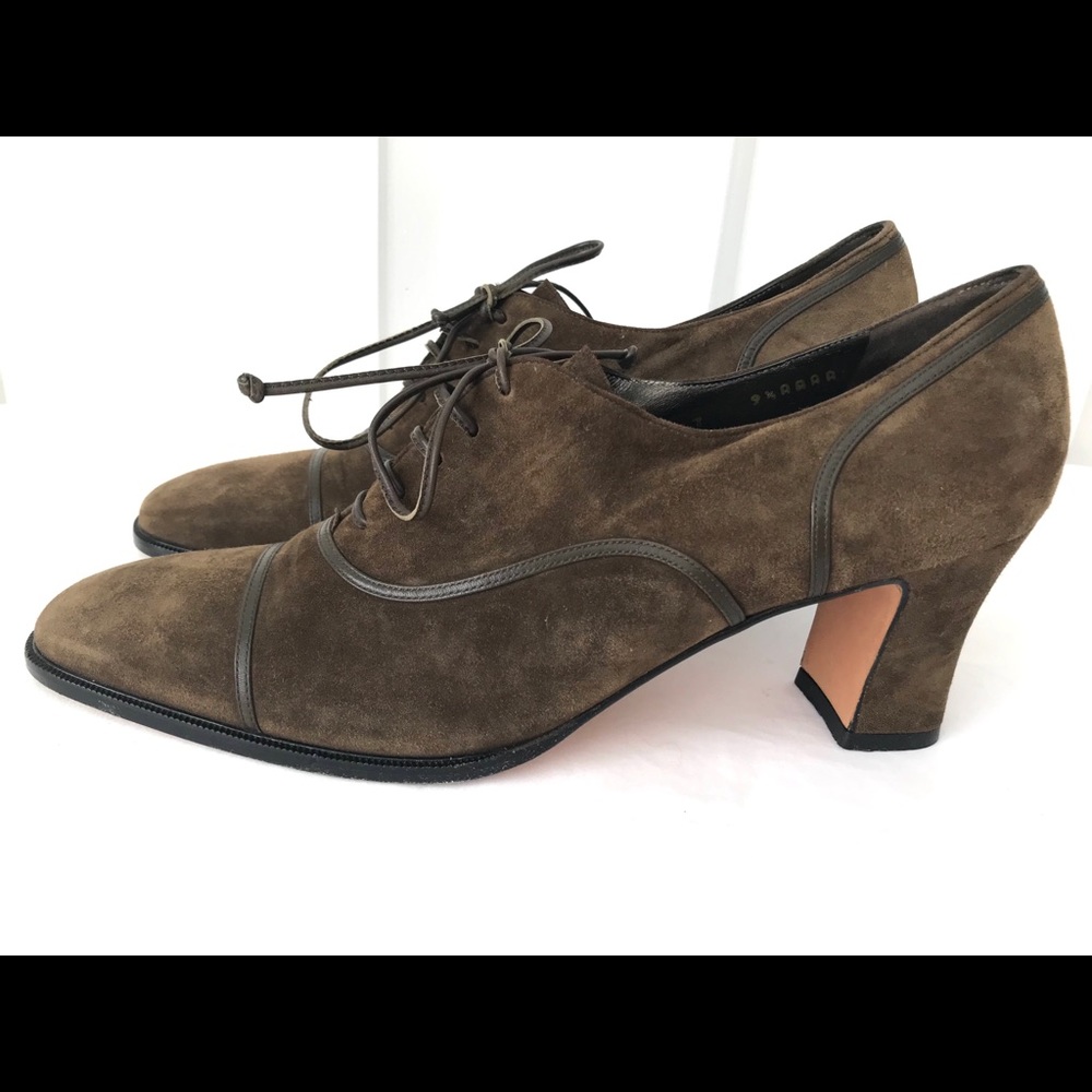 Salvatore Ferragamo suede bootie 9.5